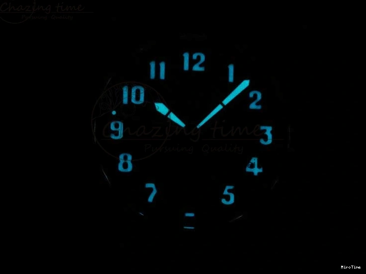 MIROTIME 0404 Practical Calatrava 5524 Pilot Travel Time SS GRF Blue Dial on Black Leather Strap A324 V 7107